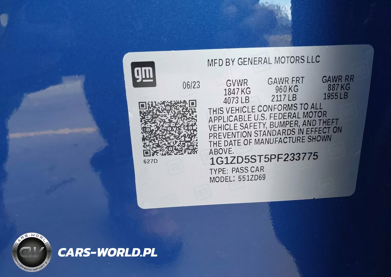 2023 Chevrolet Malibu Fwd 1Lt VIN:1G1ZD5ST5PF233775 - 9