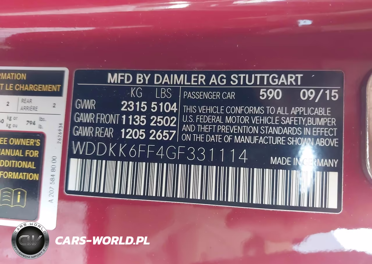 2016 Mercedes-Benz E 400 VIN:WDDKK6FF4GF331114 - 9