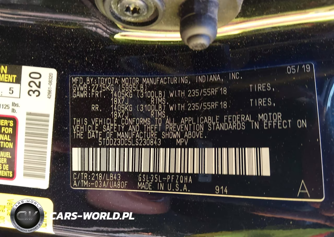 2020 Toyota Sienna Limited Premium VIN:5TDDZ3DC5LS230843 - 9