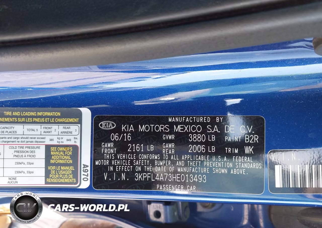 2017 Kia Forte S VIN:3KPFL4A73HE013493 - 9