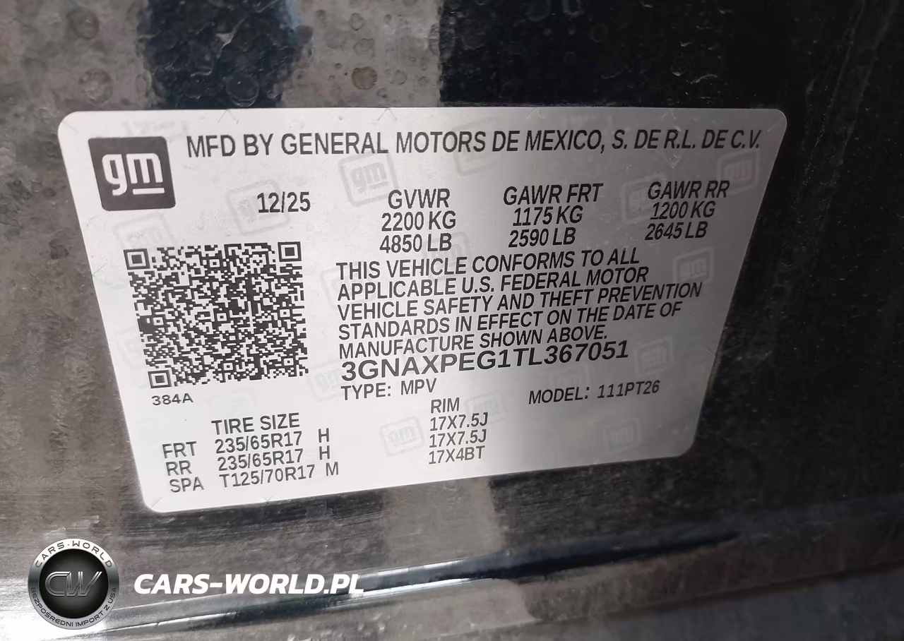 2026 Chevrolet Equinox Awd Lt VIN:3GNAXPEG1TL367051 - 9