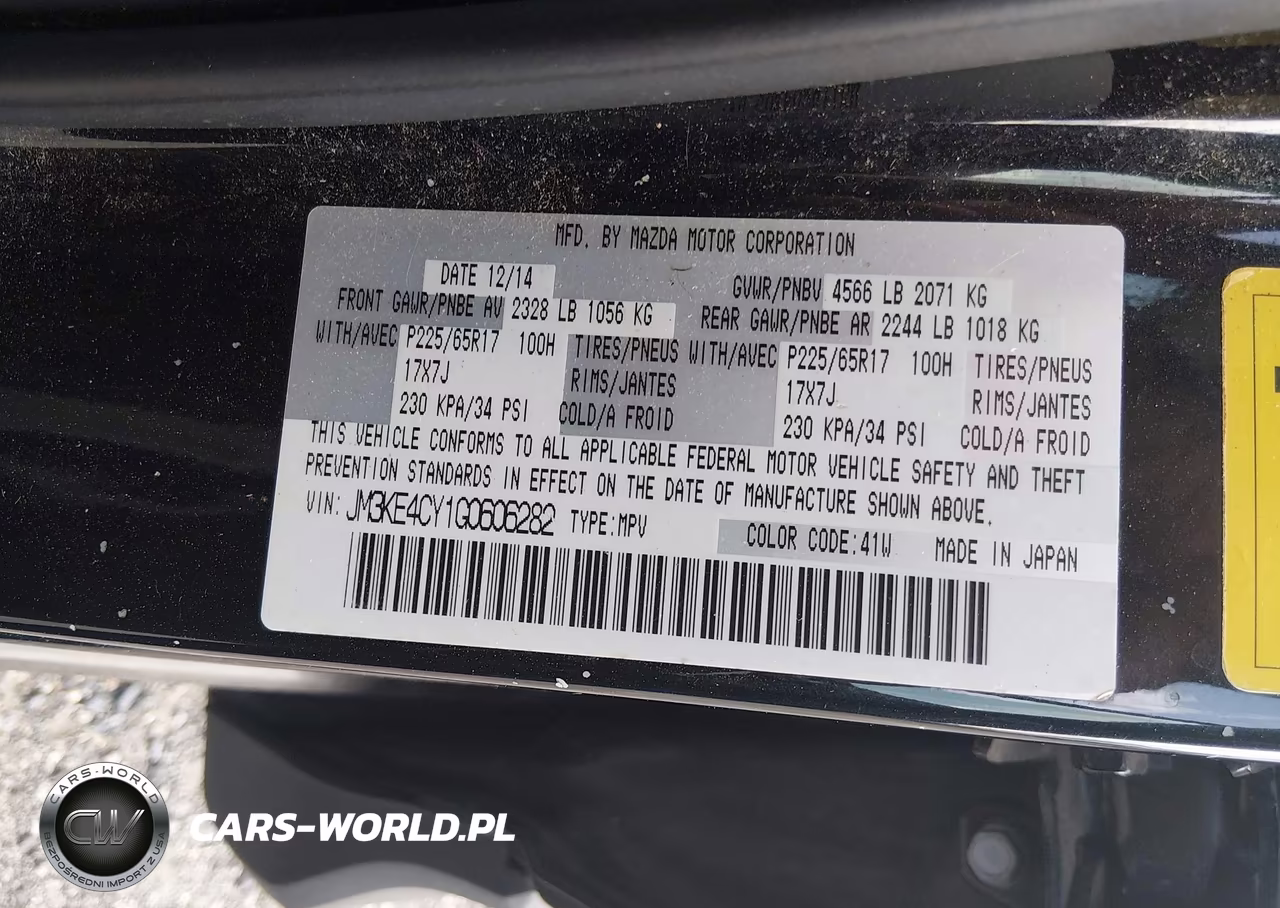 2016 Mazda Cx-5 Touring VIN:JM3KE4CY1G0606282 - 9