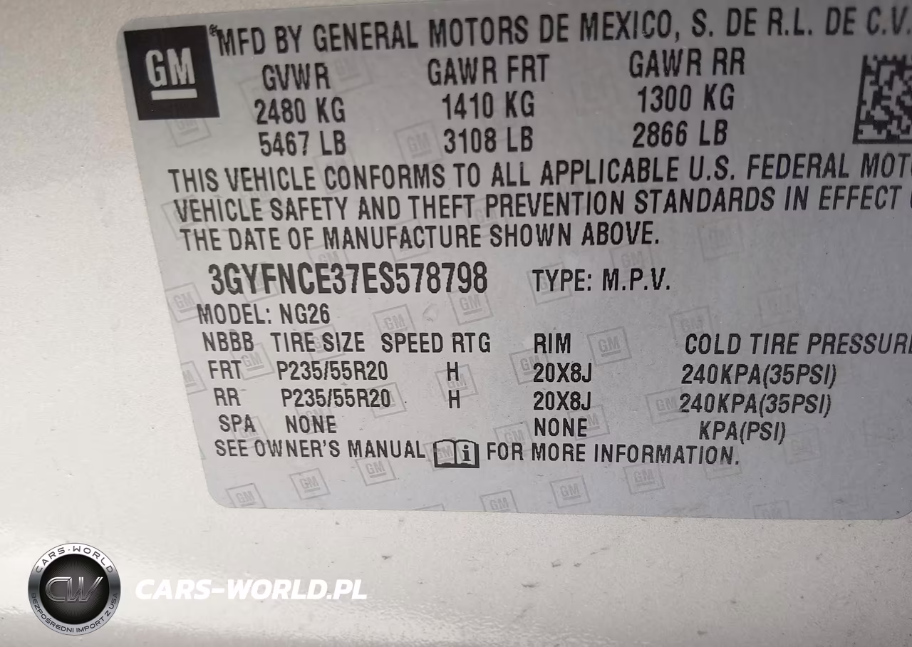 2014 Cadillac Srx Performance Collection VIN:3GYFNCE37ES578798 - 9