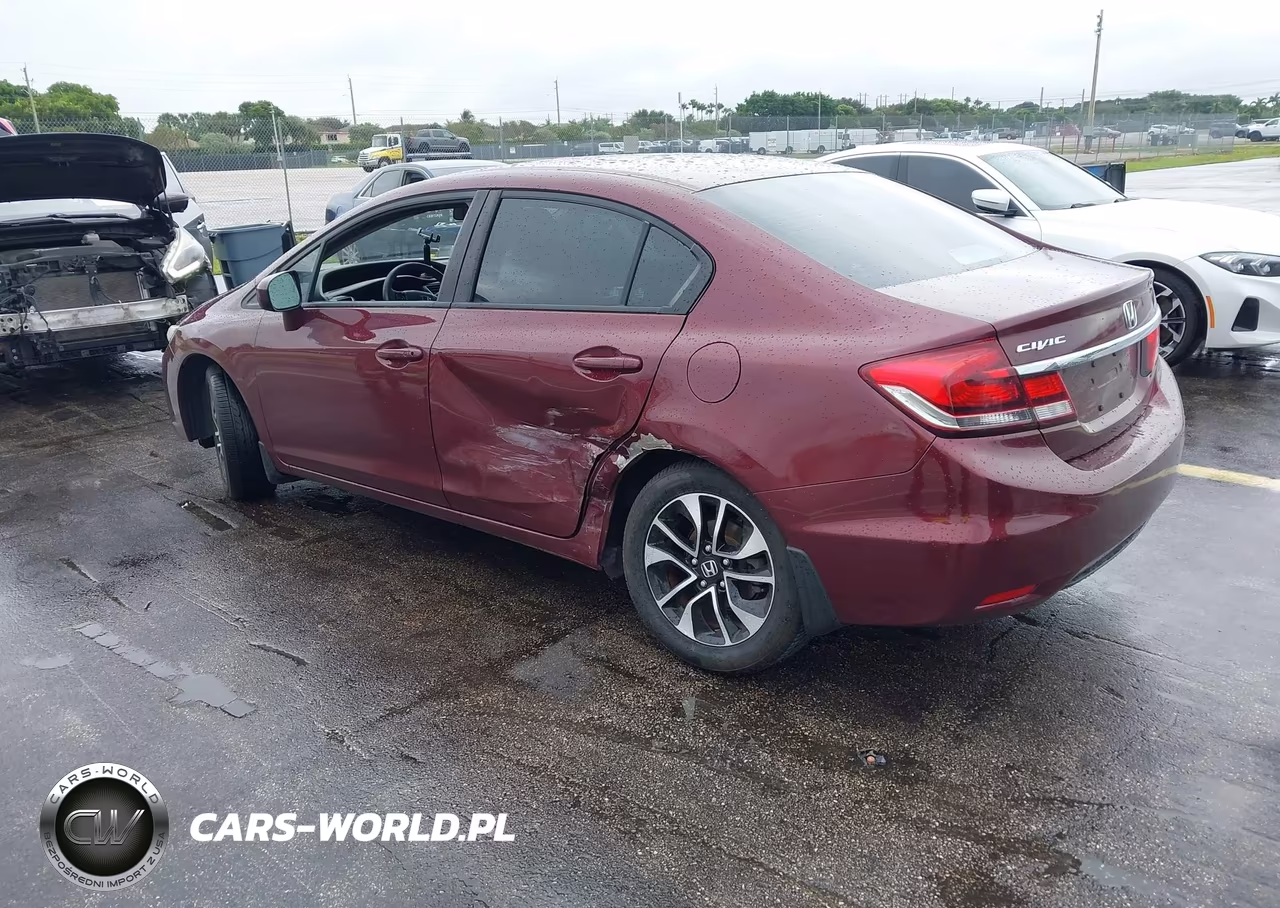 2014 Honda Civic Ex VIN:19XFB2F86EE084207 - 3