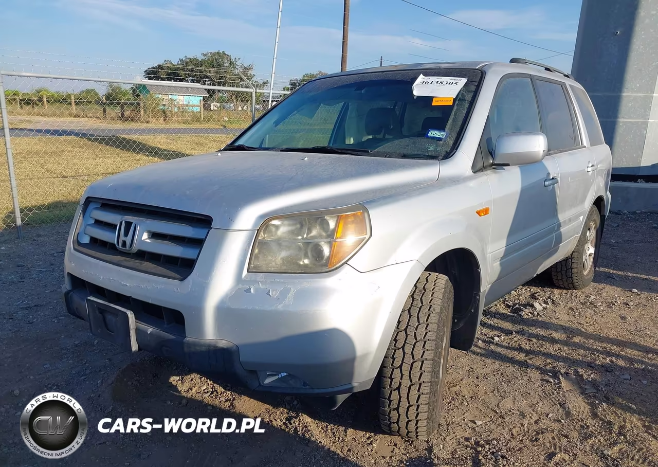 2007 Honda Pilot Ex-L VIN:5FNYF28607B024512 - 2