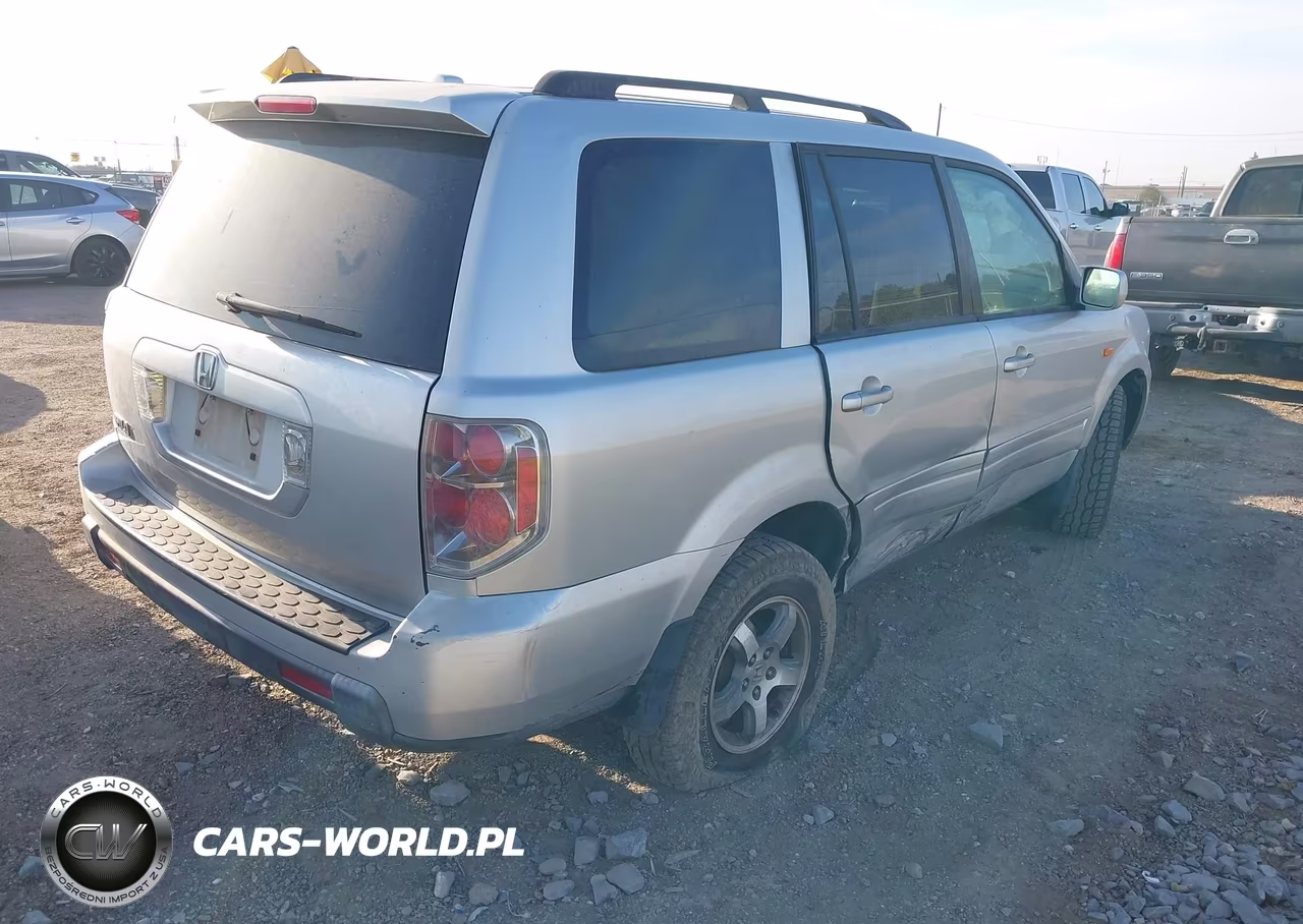 2007 Honda Pilot Ex-L VIN:5FNYF28607B024512 - 4