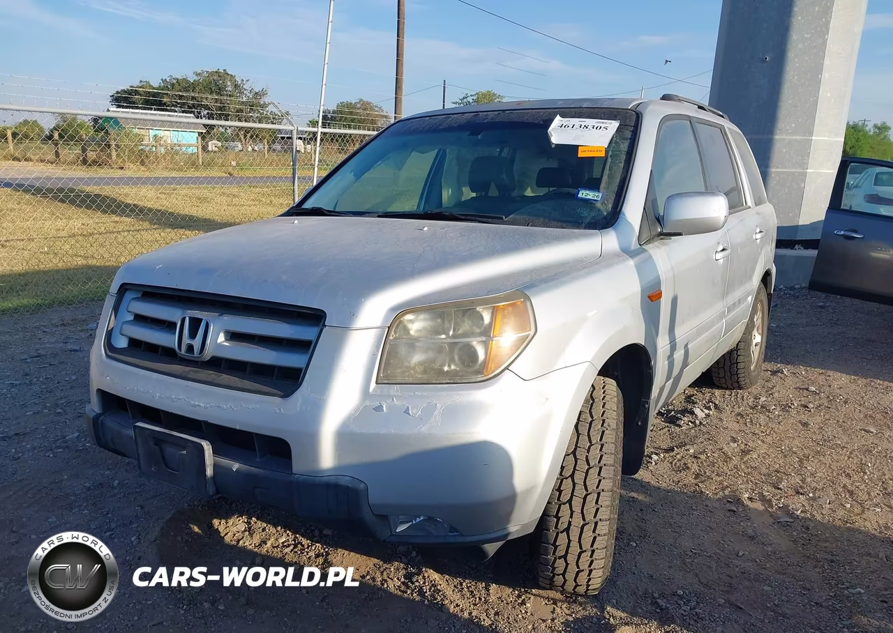 2007 Honda Pilot Ex-L VIN:5FNYF28607B024512 - 6