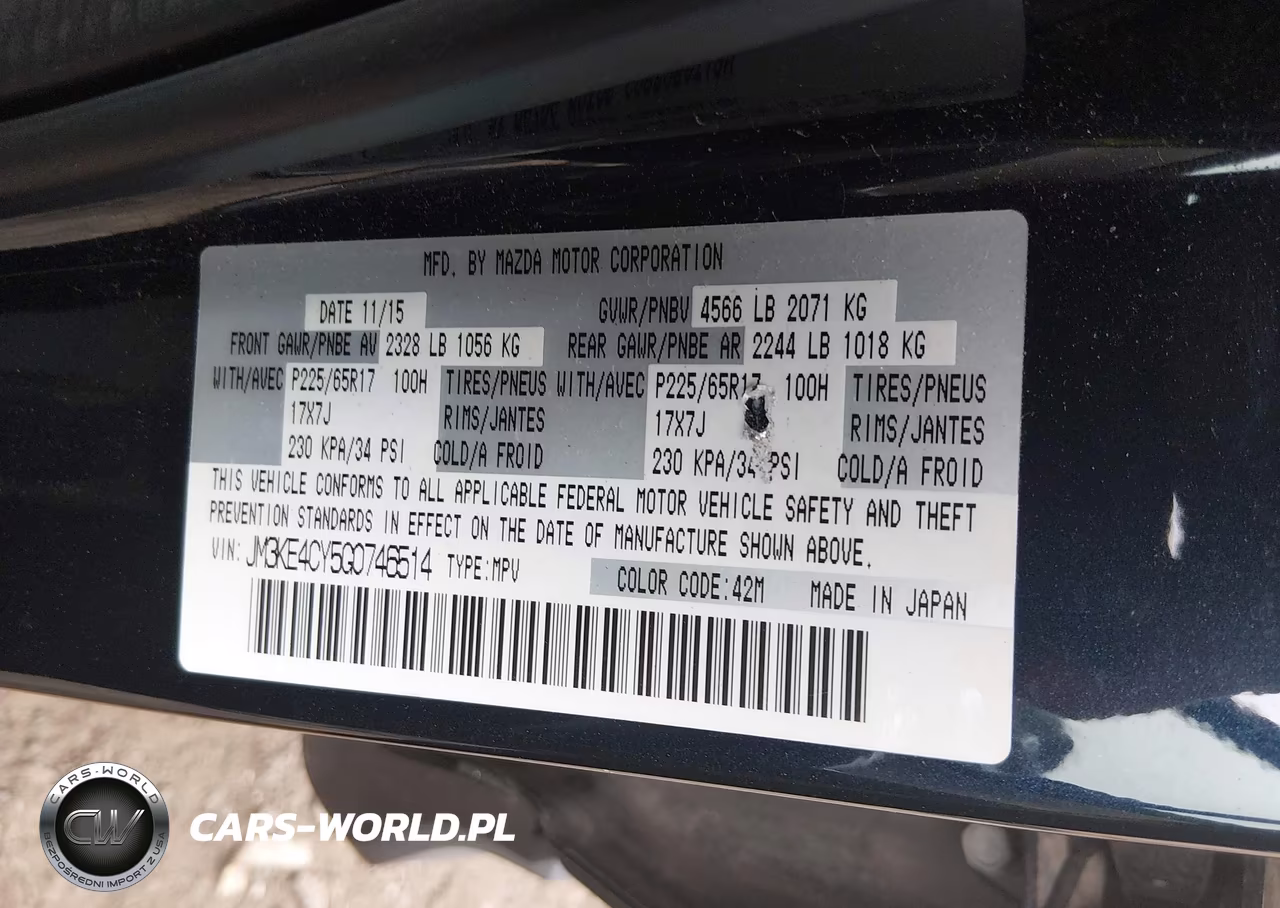 2016 Mazda Cx-5 Touring VIN:JM3KE4CY5G0746514 - 9