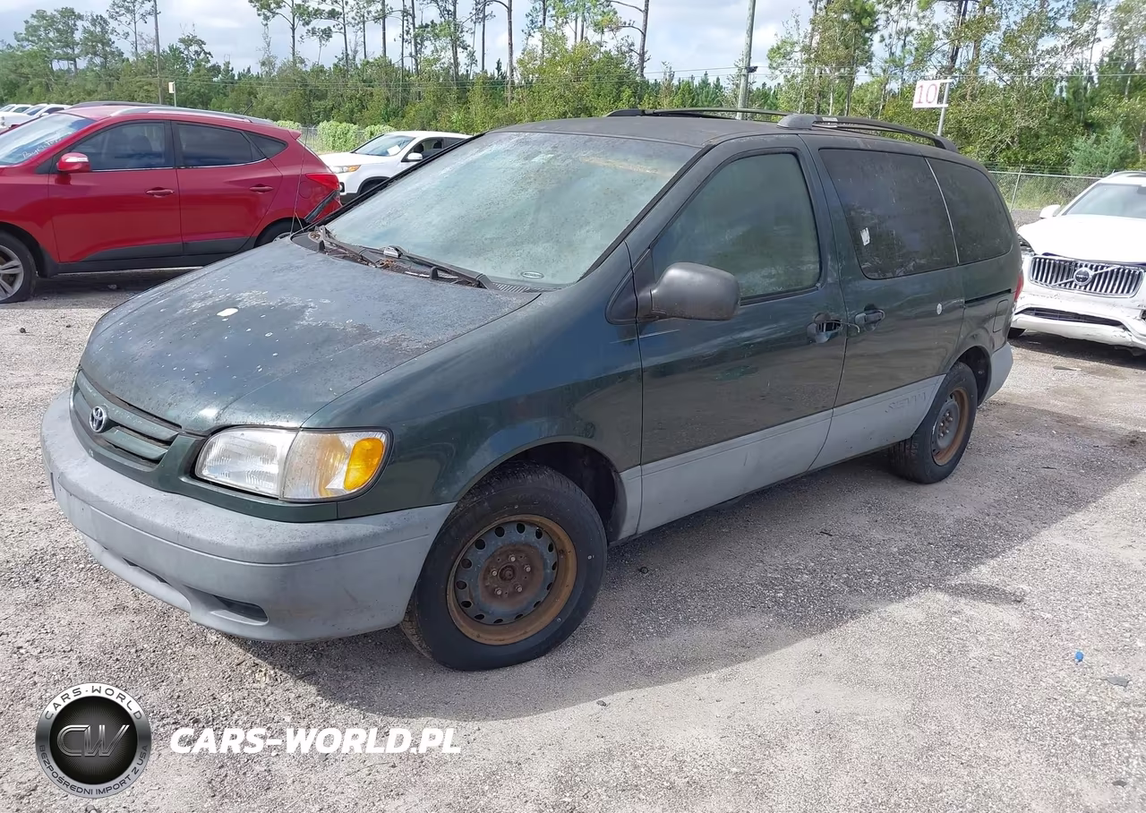 2001 Toyota Sienna Le VIN:4T3ZF13C71U380758 - 2
