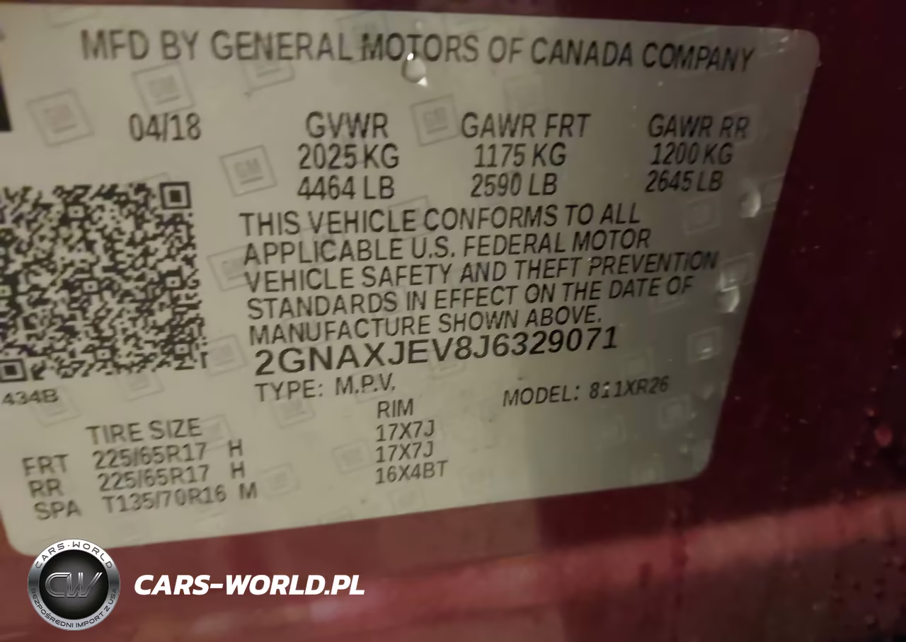 2018 Chevrolet Equinox Lt VIN:2GNAXJEV8J6329071 - 9