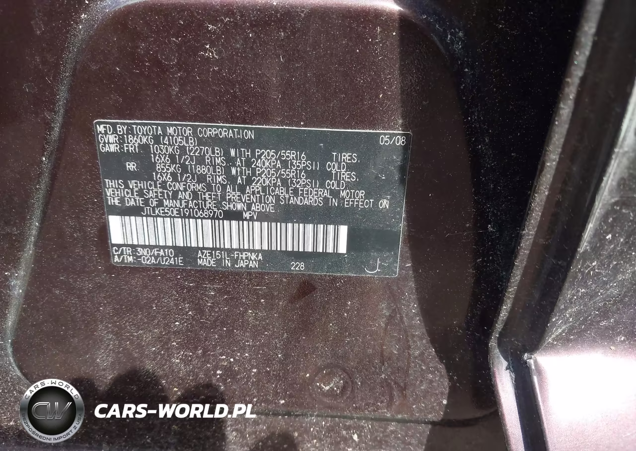 2009 Scion Xb VIN:JTLKE50E191068970 - 9