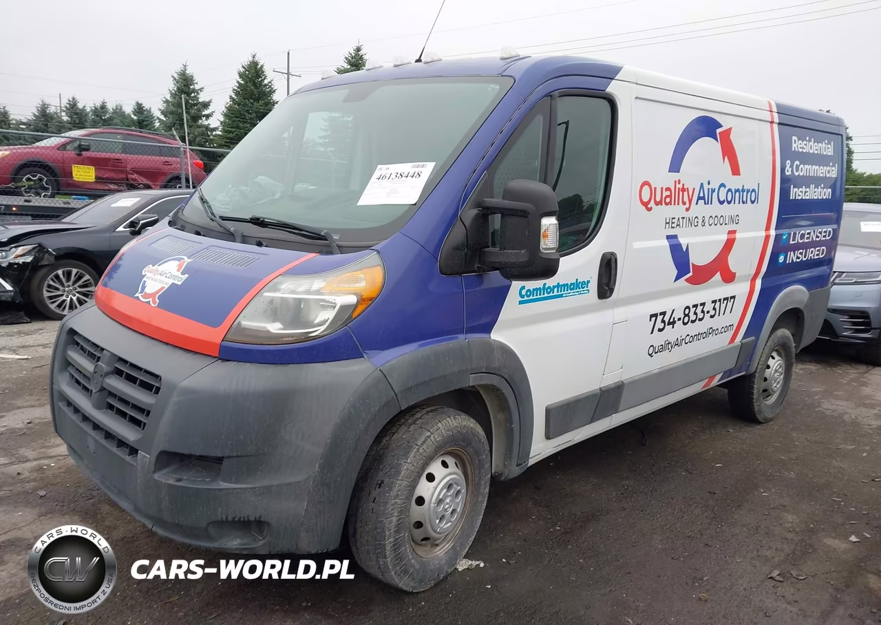 2016 Ram Promaster 1500 Low Roof VIN:3C6TRVAG2GE102209 - 2