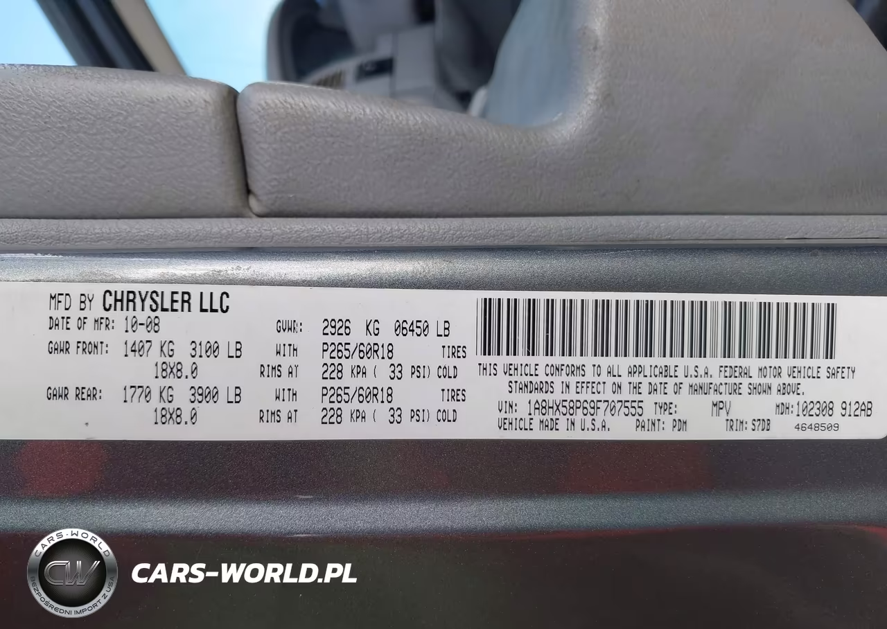 2009 Chrysler Aspen Limited VIN:1A8HX58P69F707555 - 9