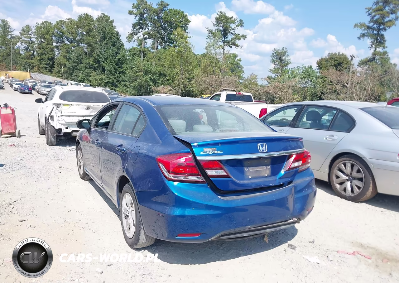 2014 Honda Civic Lx VIN:19XFB2F58EE045155 - 3