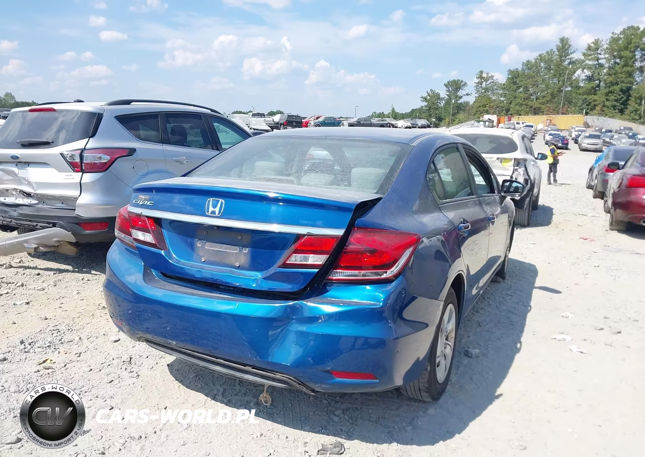 2014 Honda Civic Lx VIN:19XFB2F58EE045155 - 4