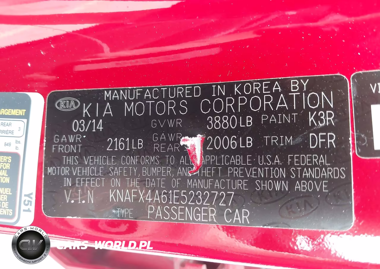 2014 Kia Forte Lx VIN:KNAFX4A61E5232727 - 9
