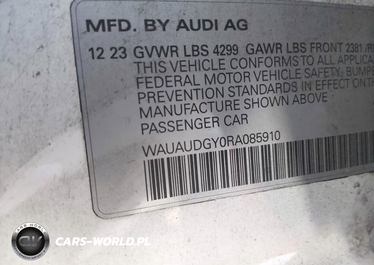 2024 Audi A3 Premium 40 Tfsi Front-Wheel Drive S Tronic VIN:WAUAUDGY0RA085910 - 9