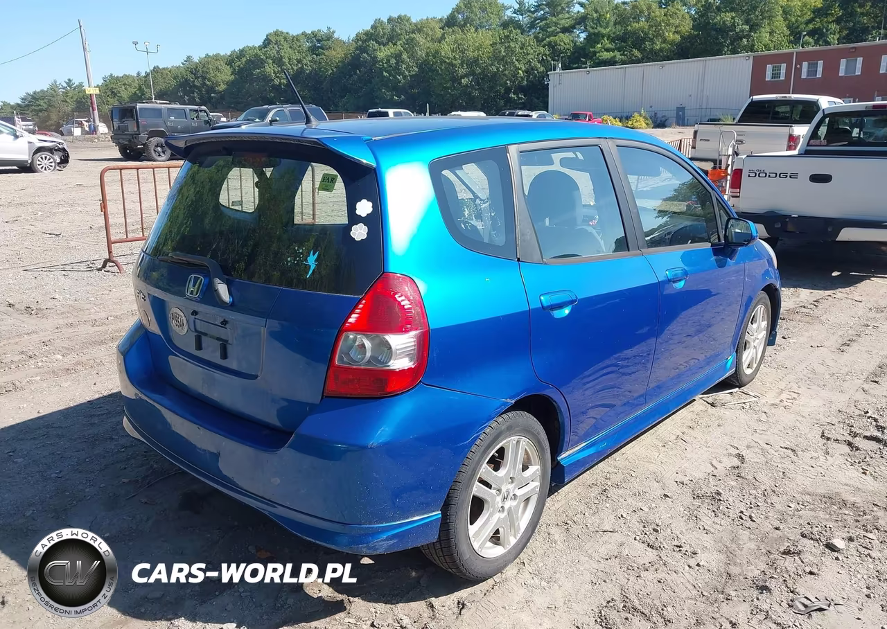 2007 Honda Fit Sport VIN:JHMGD38627S053843 - 4
