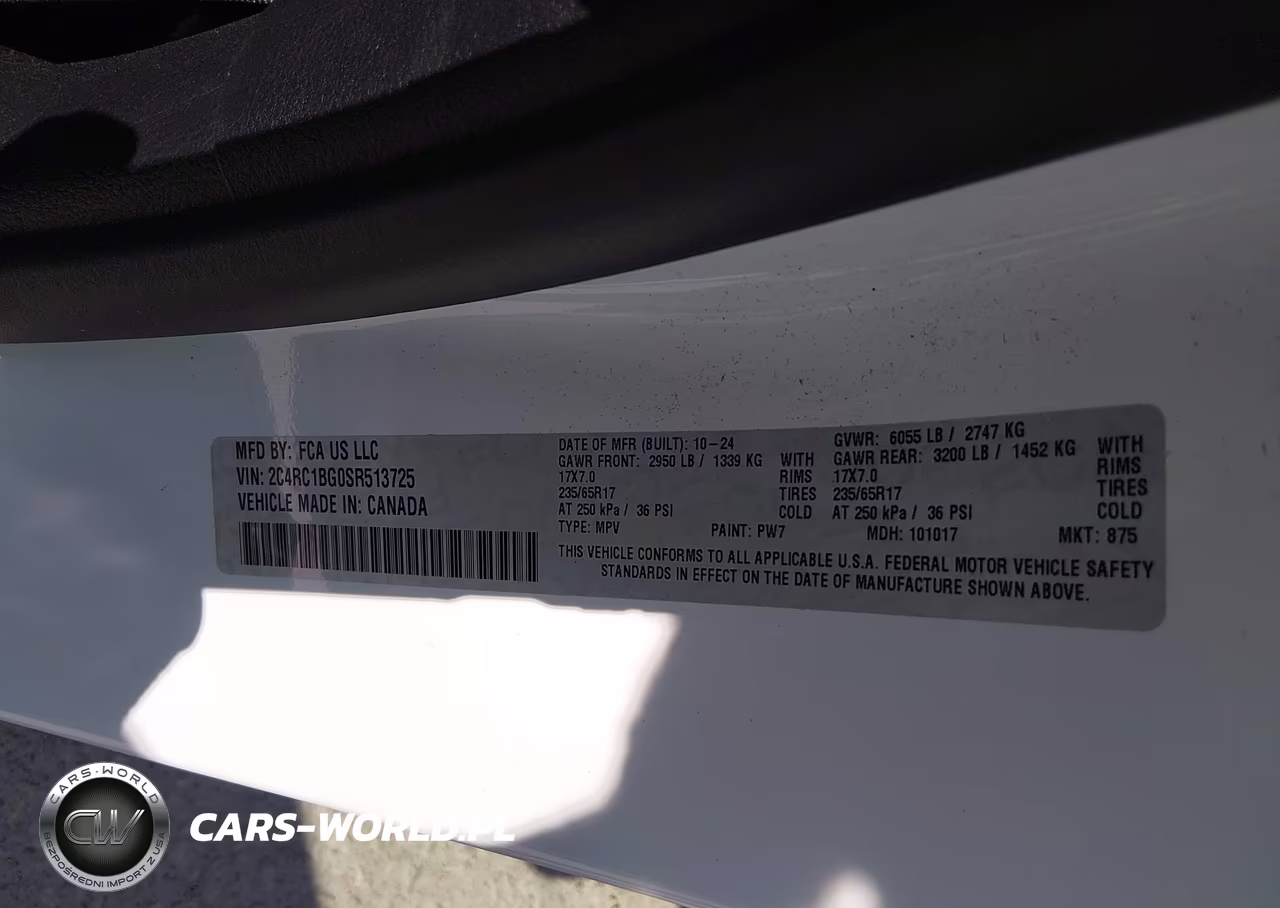 2025 Chrysler Pacifica Select VIN:2C4RC1BG0SR513725 - 9