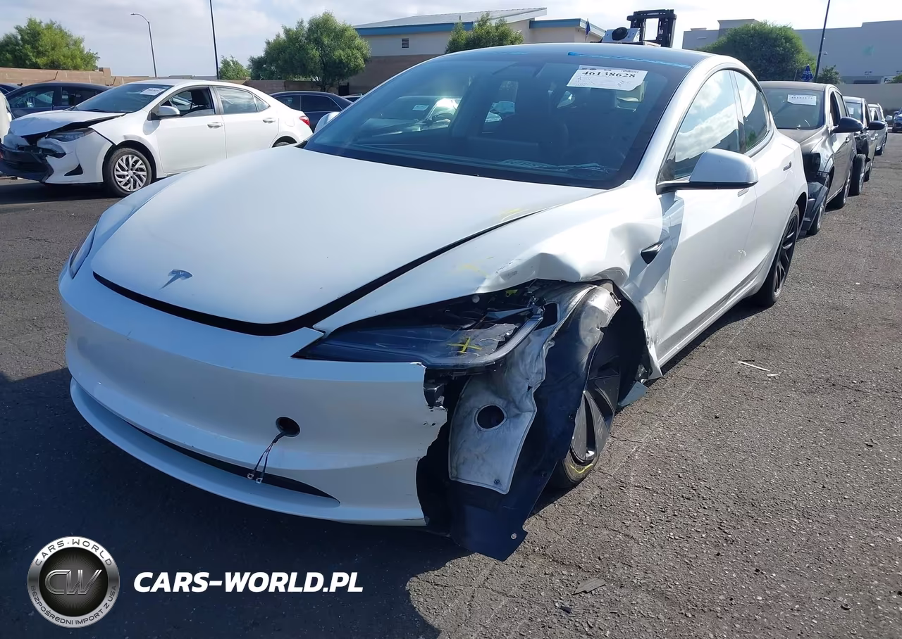 2024 Tesla Model 3 Long Range Dual Motor Rear-Wheel Drive-Rear-Wheel Drive VIN:5YJ3E1EA9RF858927 - 2
