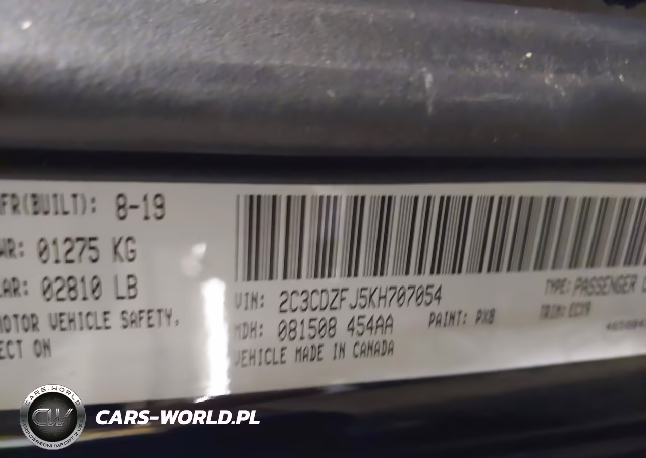 2019 Dodge Challenger R-T Scat Pack VIN:2C3CDZFJ5KH707054 - 9