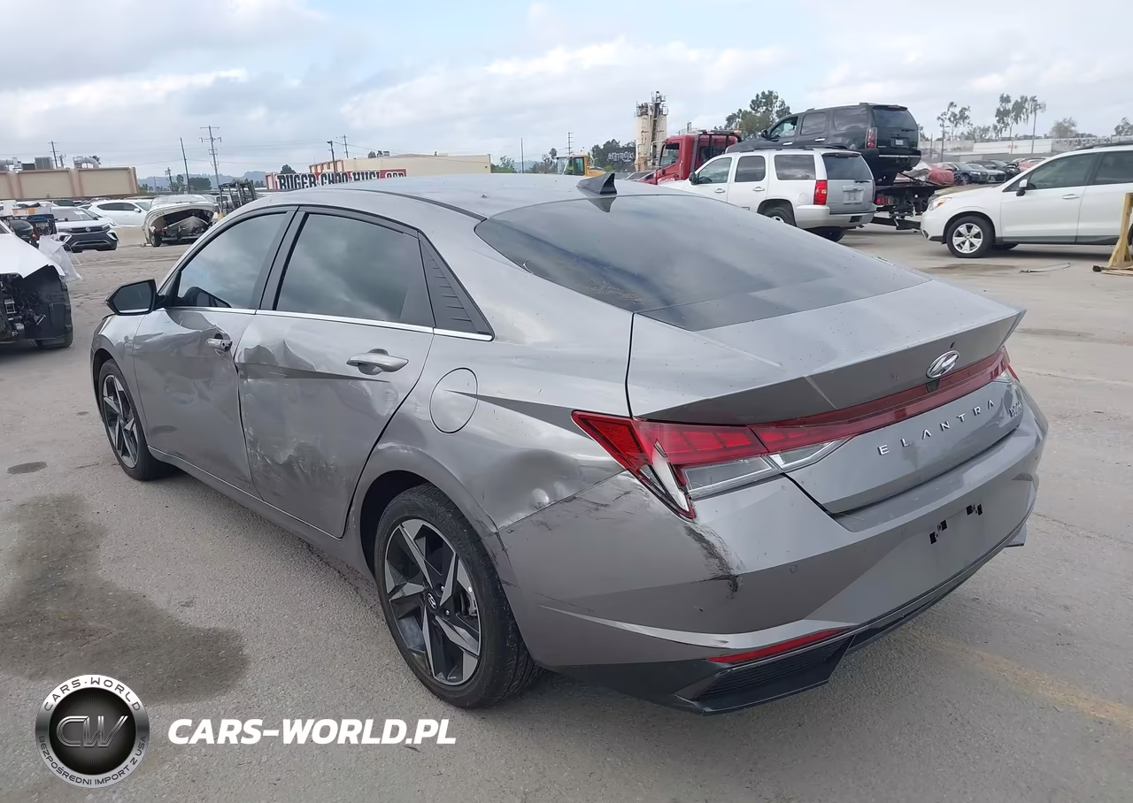 2023 Hyundai Elantra Hybrid Limited VIN:KMHLN4AJ5PU045804 - 3