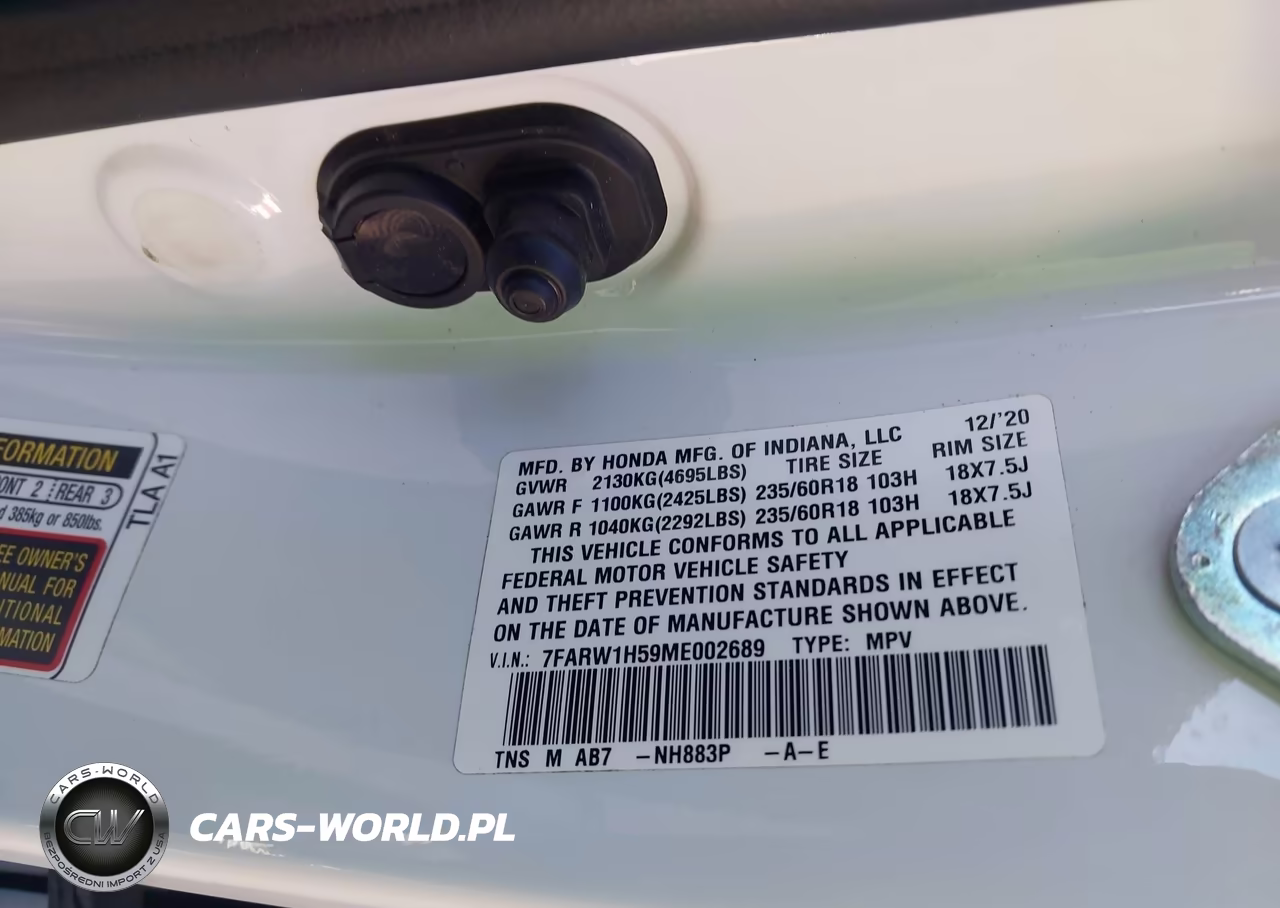 2021 Honda Cr-V 2Wd Ex VIN:7FARW1H59ME002689 - 9