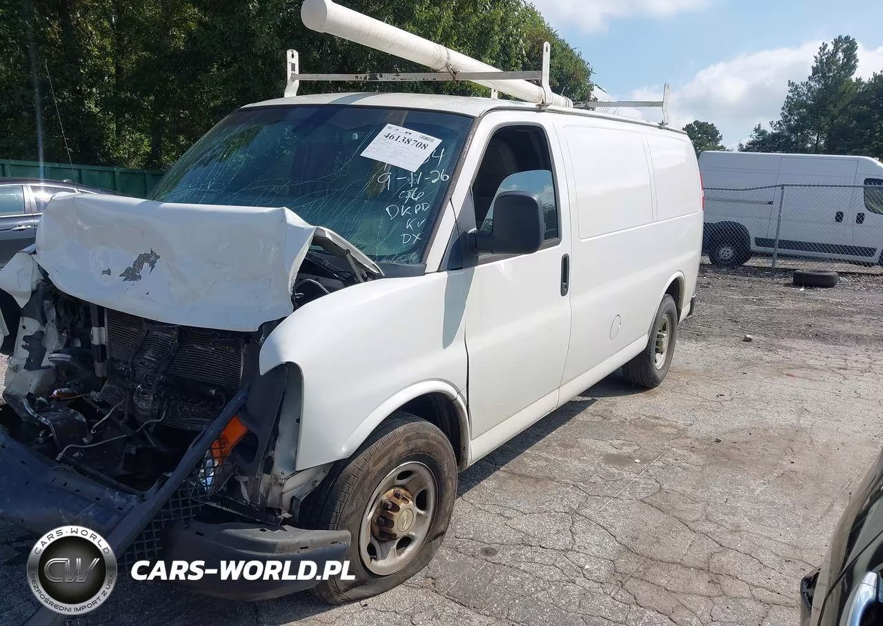 2016 Chevrolet Express 2500 Work Van VIN:1GCWGAFF3G1261604 - 2
