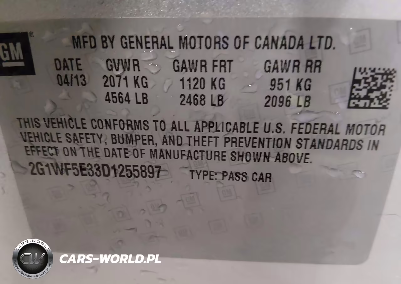 2013 Chevrolet Impala Ls VIN:2G1WF5E33D1255897 - 9