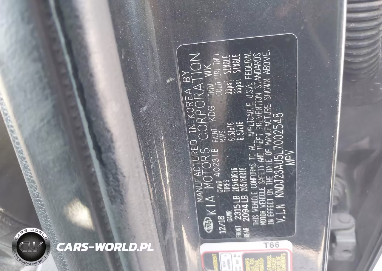2020 Kia Soul S VIN:KNDJ23AU5L7002548 - 9