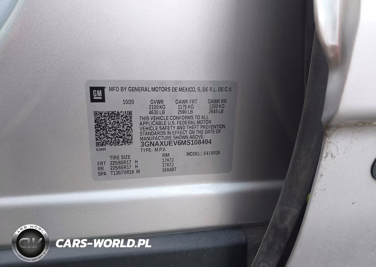 2021 Chevrolet Equinox Awd Lt VIN:3GNAXUEV6MS108494 - 9
