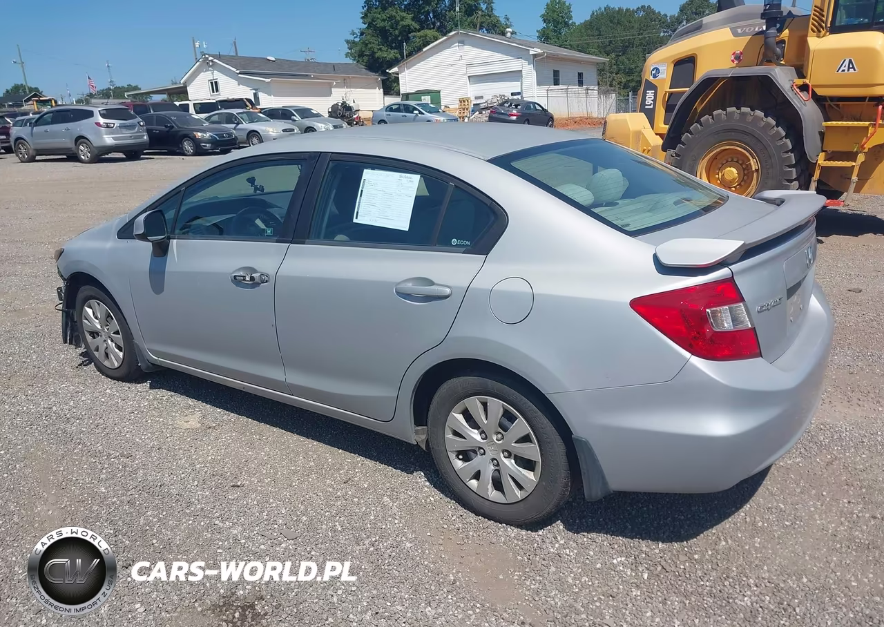 2012 Honda Civic Lx VIN:2HGFB2F58CH563267 - 3