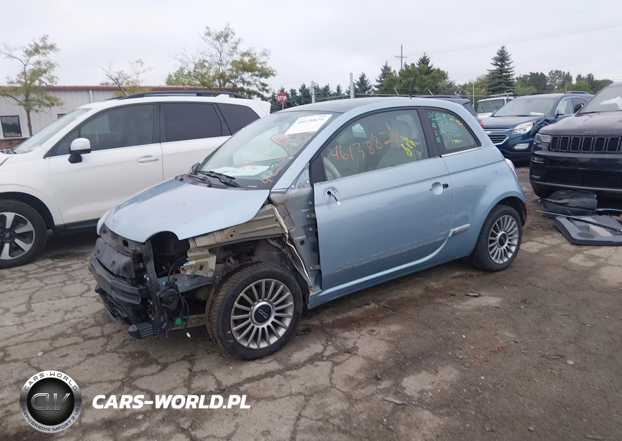2013 Fiat 500 Lounge VIN:3C3CFFCR0DT739472 - 2