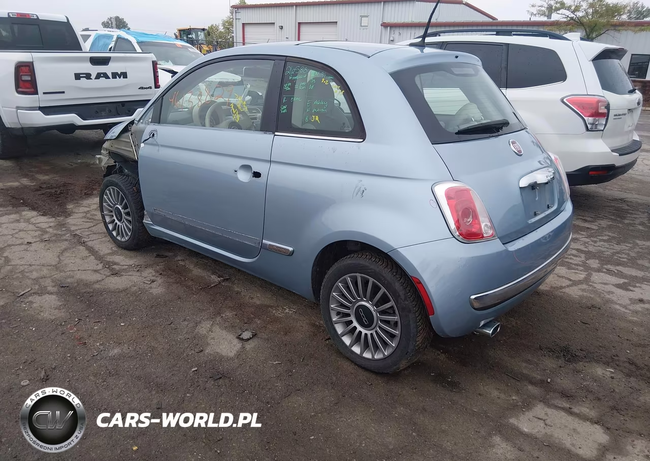 2013 Fiat 500 Lounge VIN:3C3CFFCR0DT739472 - 3