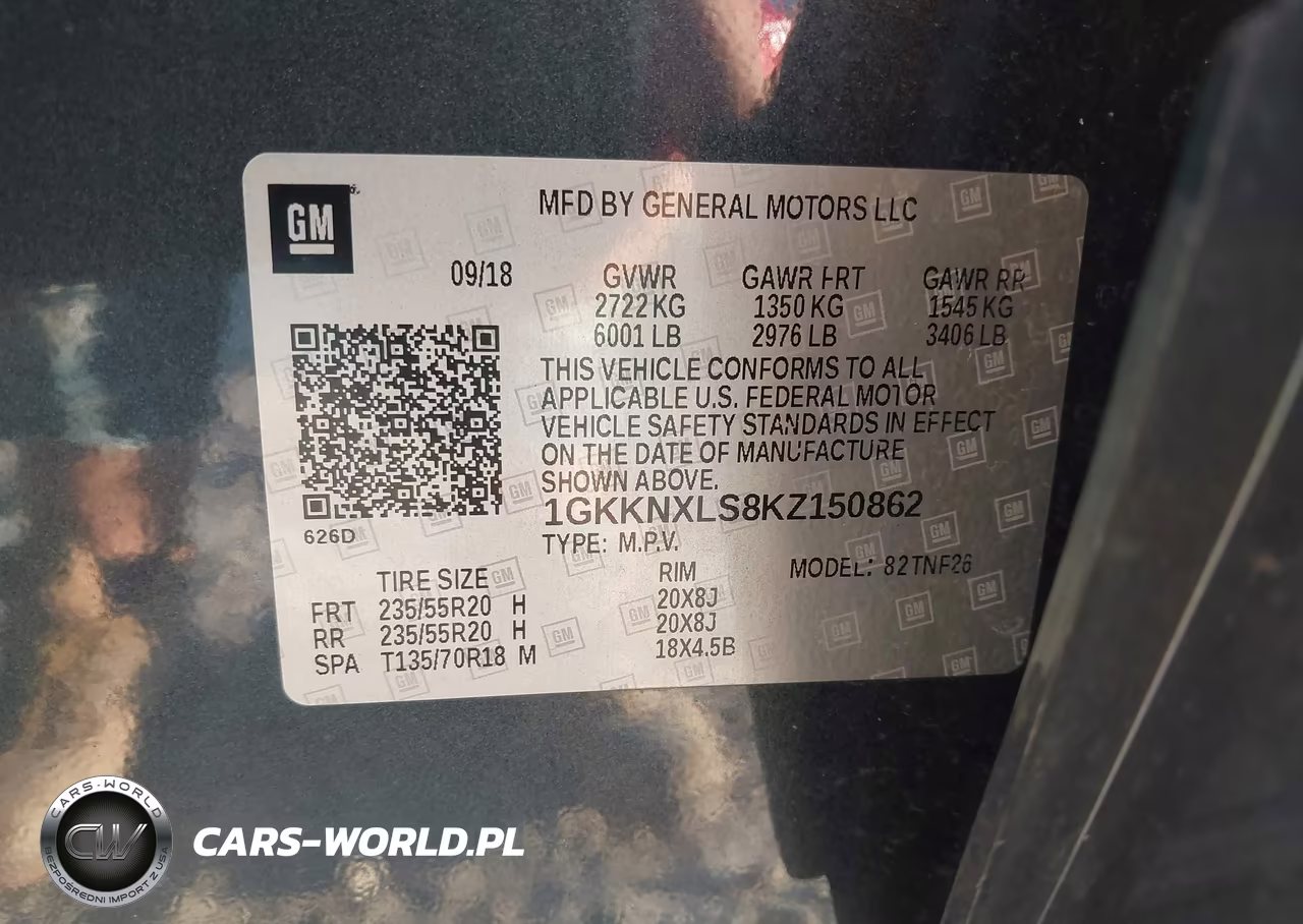 2019 GMC Acadia Denali VIN:1GKKNXLS8KZ150862 - 9
