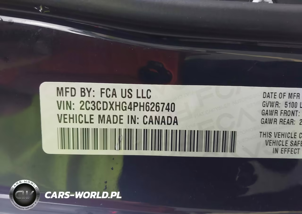 2023 Dodge Charger Gt VIN:2C3CDXHG4PH626740 - 9