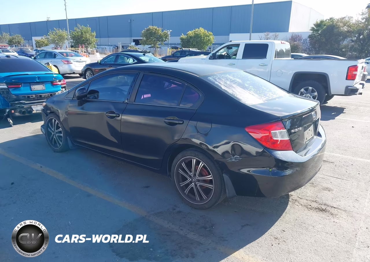 2012 Honda Civic Lx VIN:2HGFB2F55CH590703 - 3