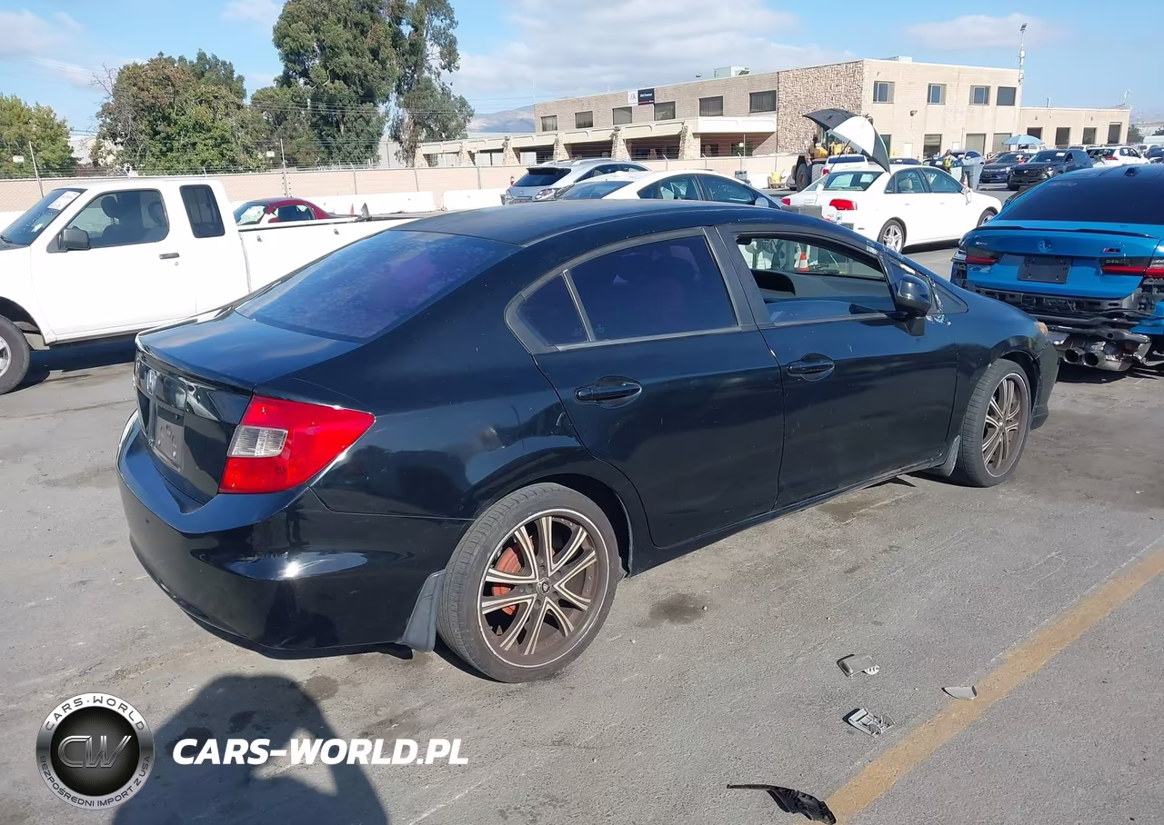 2012 Honda Civic Lx VIN:2HGFB2F55CH590703 - 4