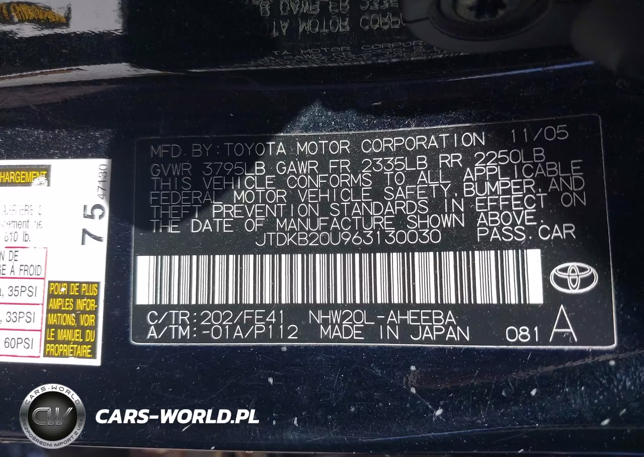 2006 Toyota Prius VIN:JTDKB20U963130030 - 9