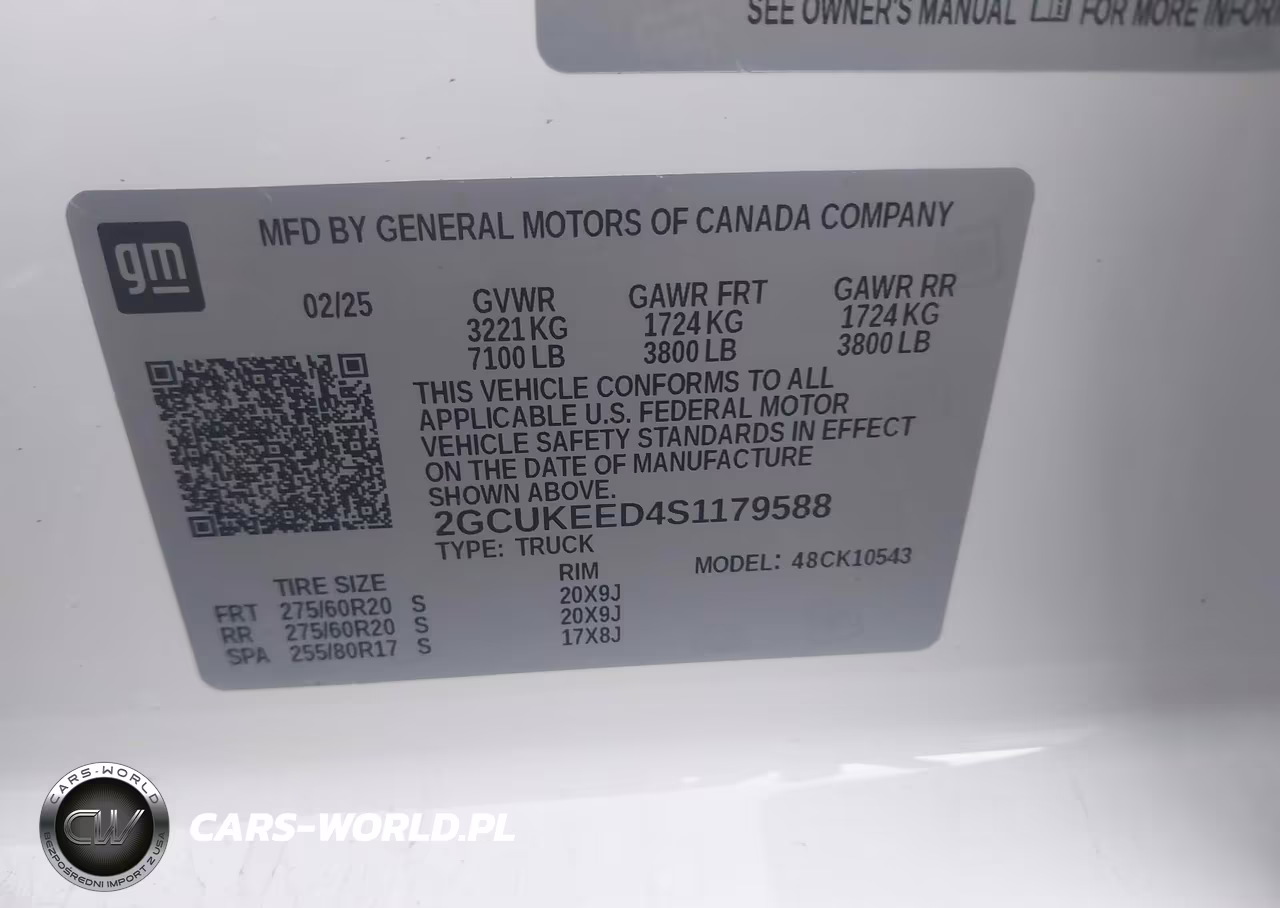 2025 Chevrolet Silverado 1500 4Wd Short Bed Rst VIN:2GCUKEED4S1179588 - 9