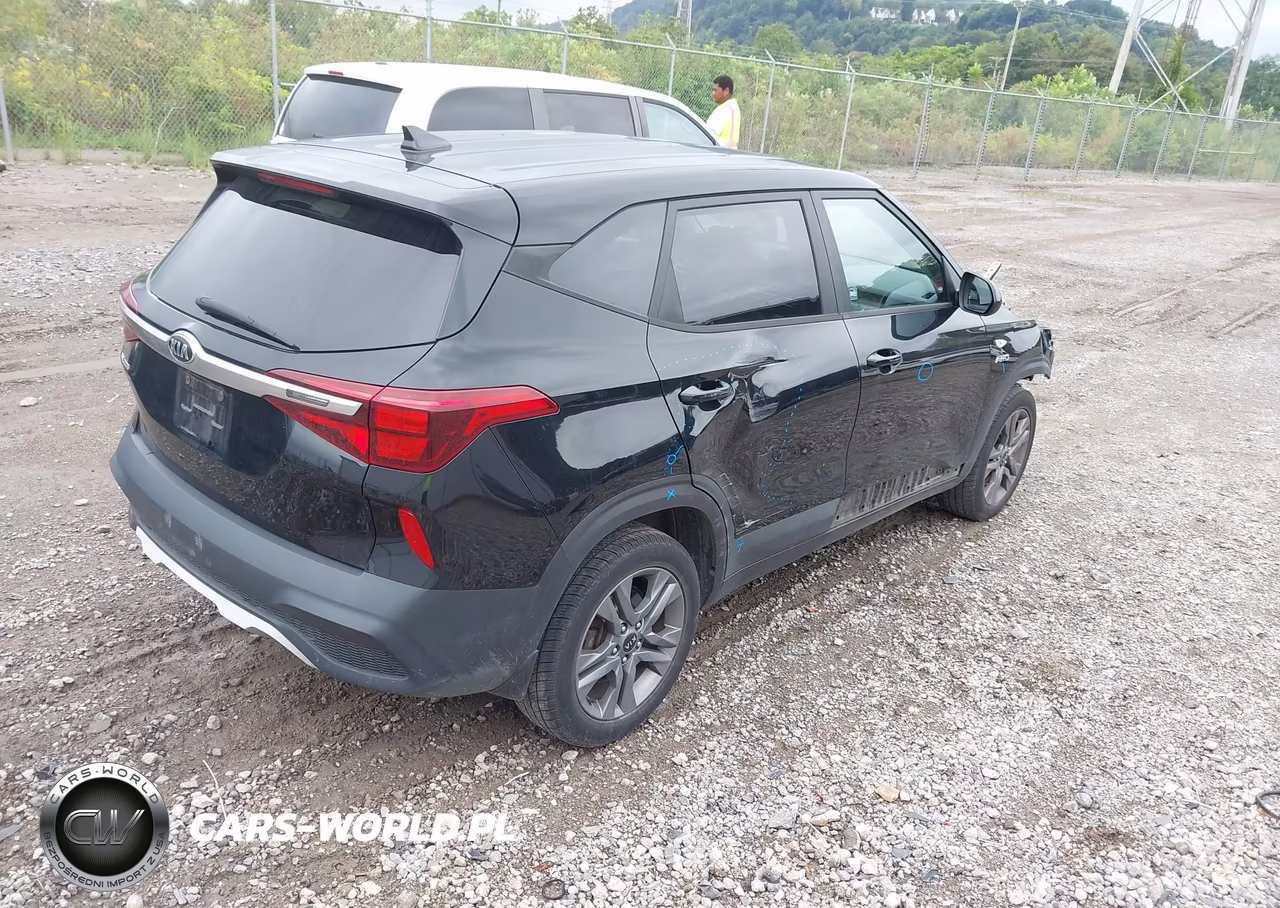 2021 Kia Seltos Lx VIN:KNDEPCAA1M7173081 - 4