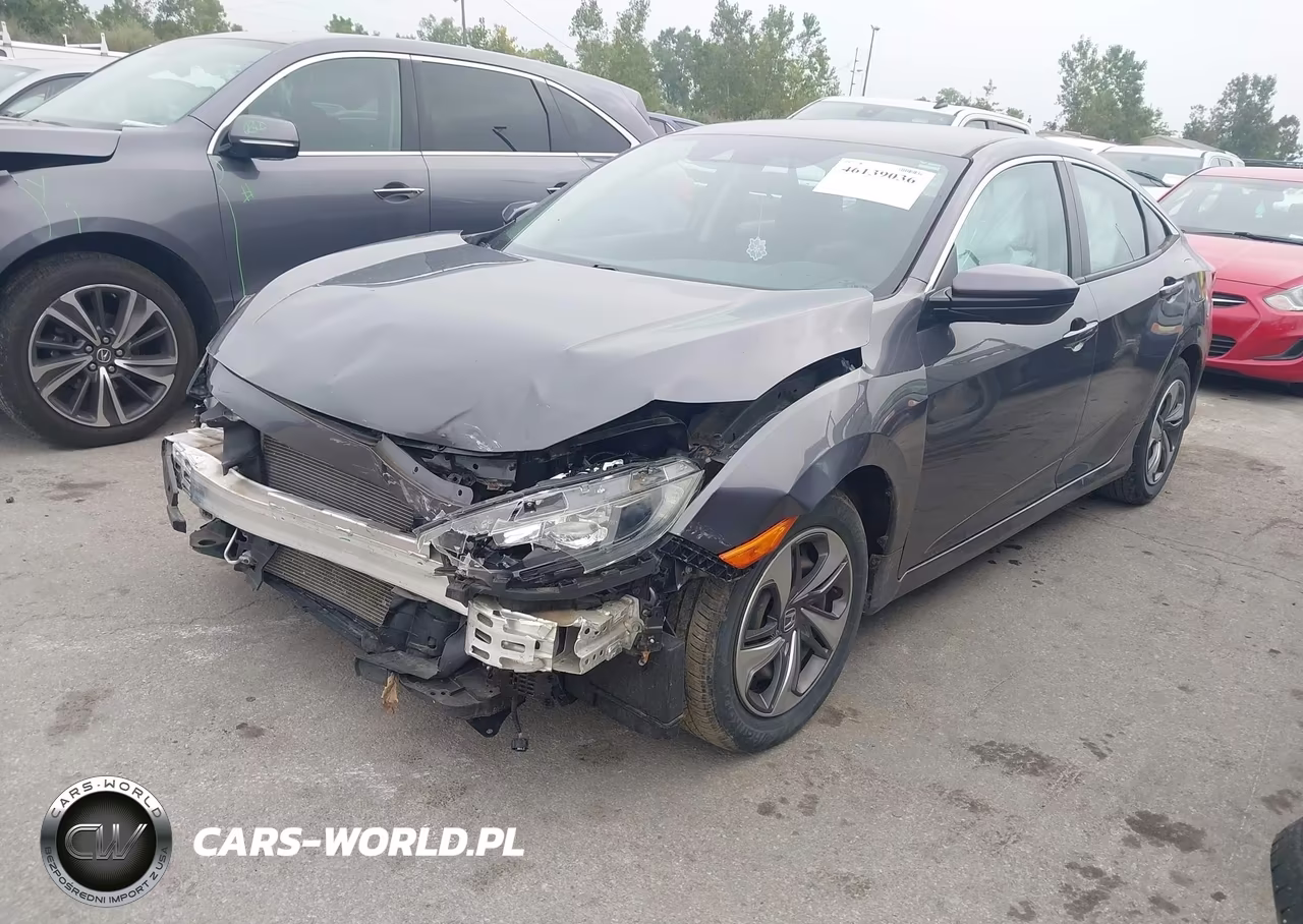 2019 Honda Civic Lx VIN:2HGFC2F6XKH575666 - 2