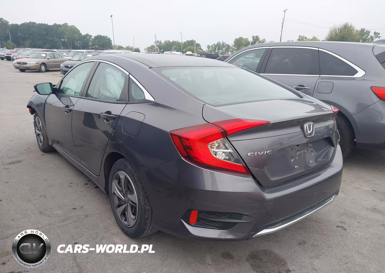2019 Honda Civic Lx VIN:2HGFC2F6XKH575666 - 3