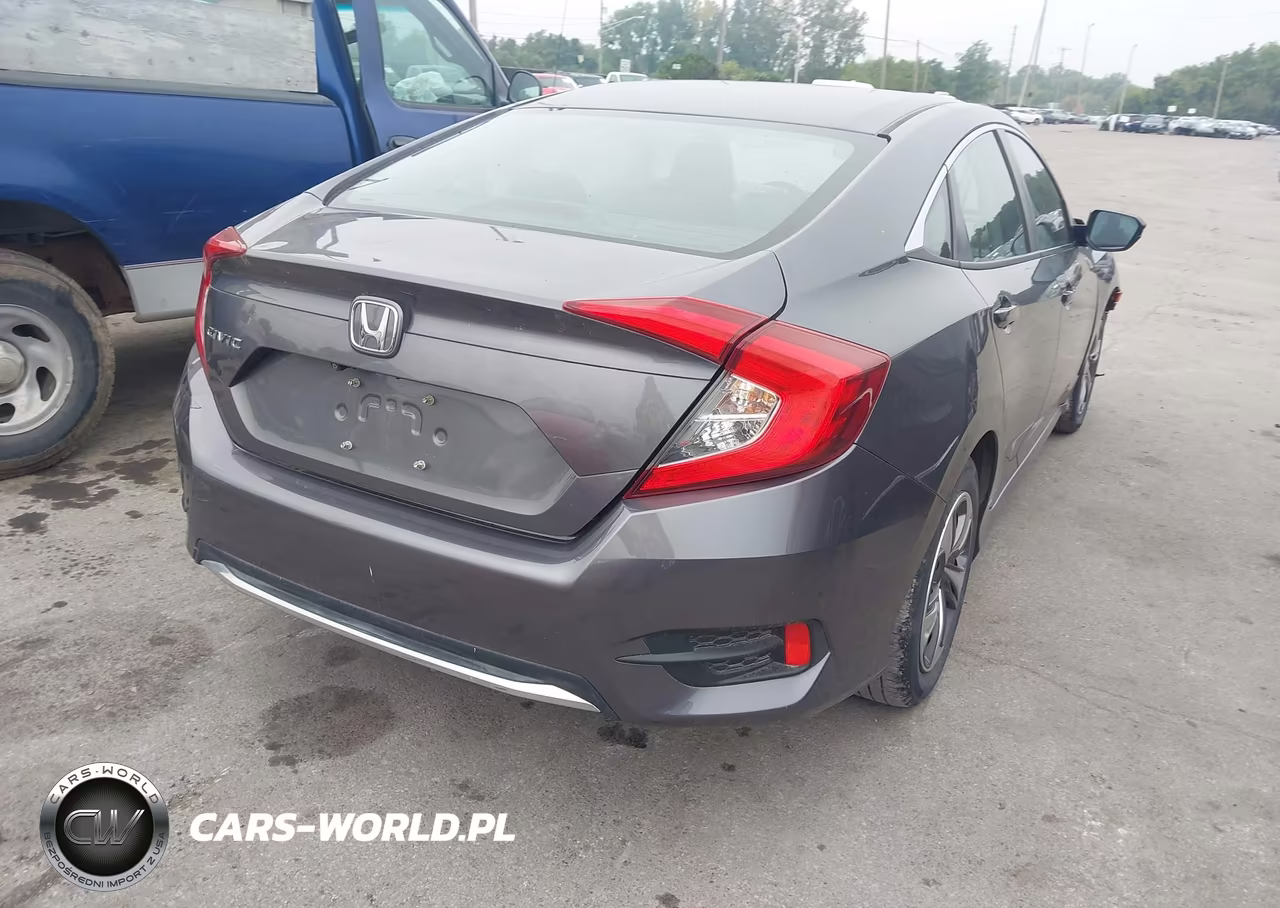 2019 Honda Civic Lx VIN:2HGFC2F6XKH575666 - 4