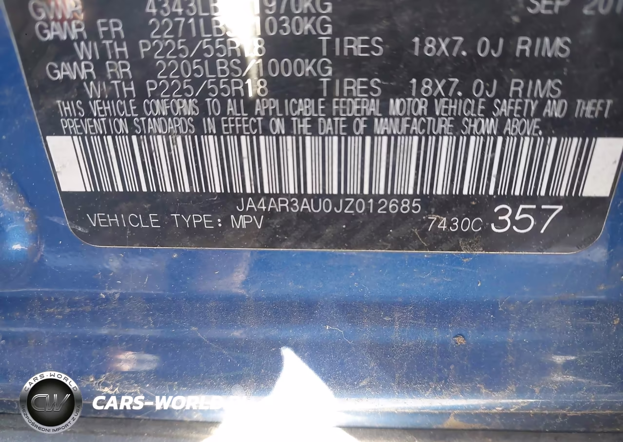 2018 Mitsubishi Outlander Sport 2.0 Es VIN:JA4AR3AU0JZ012685 - 9