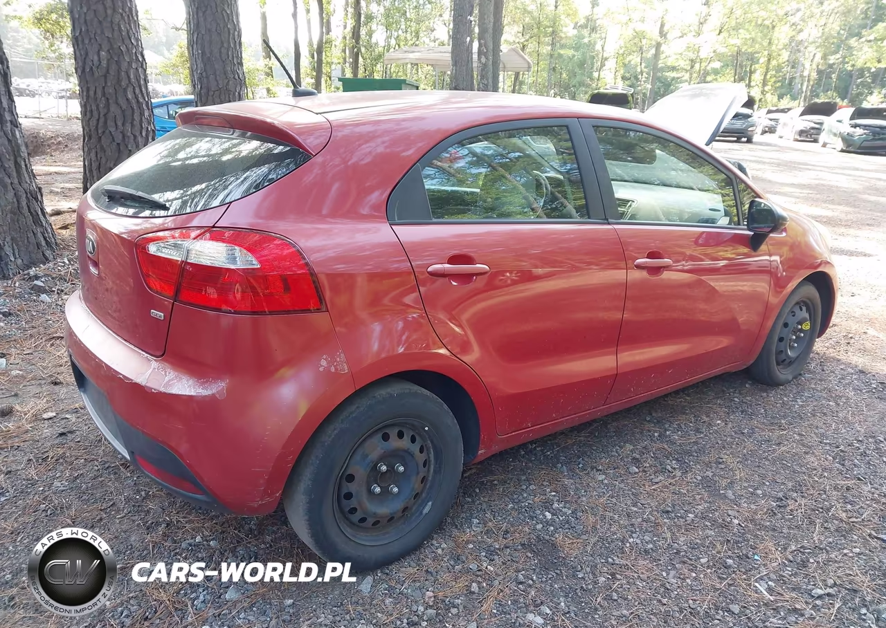 2013 Kia Rio Lx VIN:KNADM5A33D6154066 - 4