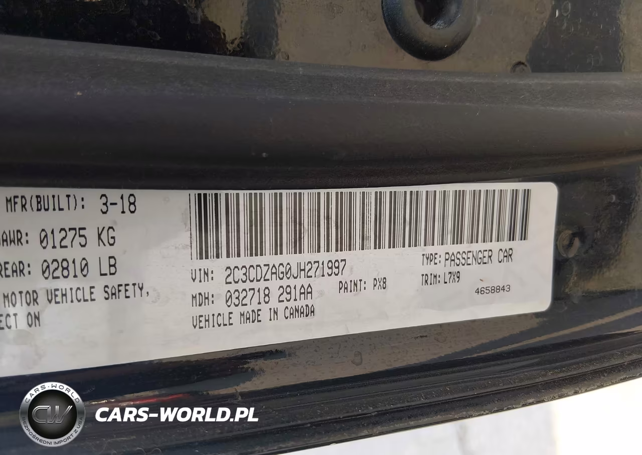 2018 Dodge Challenger Sxt VIN:2C3CDZAG0JH271997 - 9