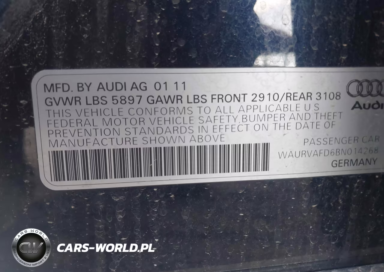 2011 Audi A8 L 4.2 VIN:WAURVAFD6BN014268 - 9