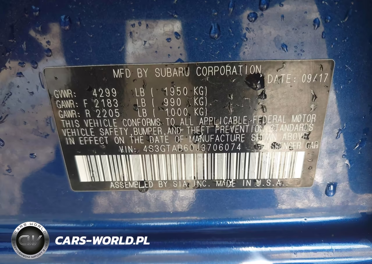 2018 Subaru Impreza 2.0I Premium VIN:4S3GTAB60J3706074 - 9