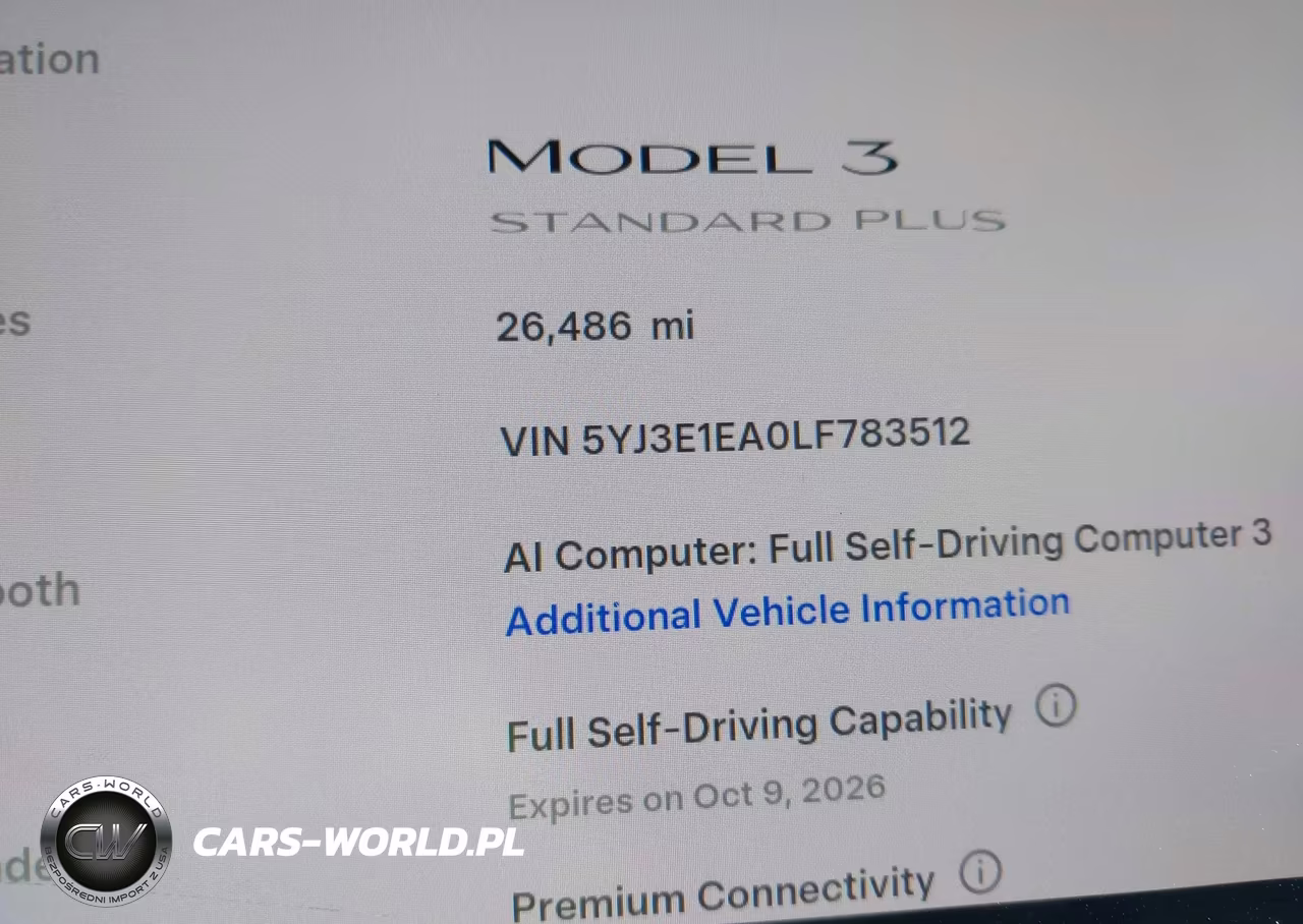 2020 Tesla Model 3 Standard Range Plus Rear-Wheel Drive-Standard Range Rear-Wheel Drive VIN:5YJ3E1EA0LF783512 - 7